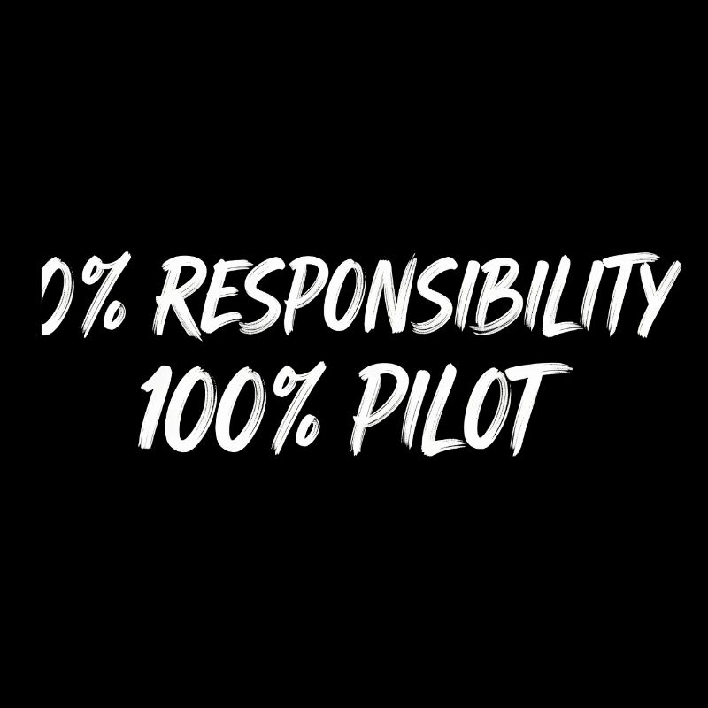 0% Responsibility 100% Pilot