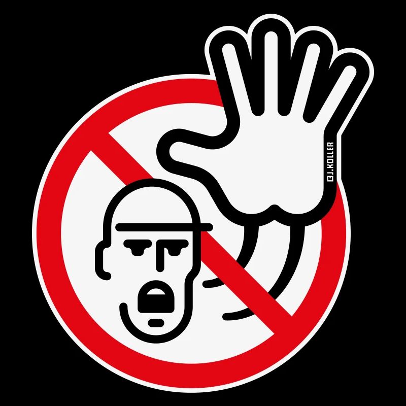 Panneau d’avertissement / Avertissement / Interdiction (Symbole / 3C)