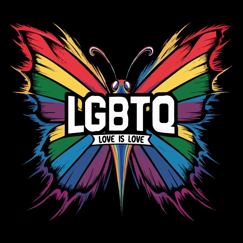 L’amour LGBTQ est l’amour papillon