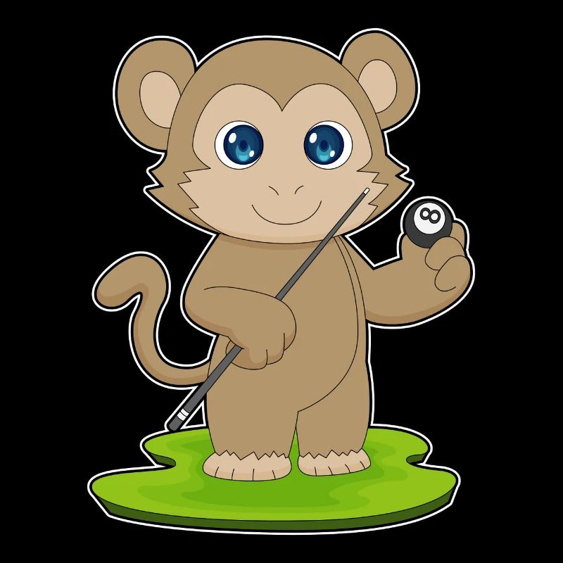 Monkey Billiard Cue Sport