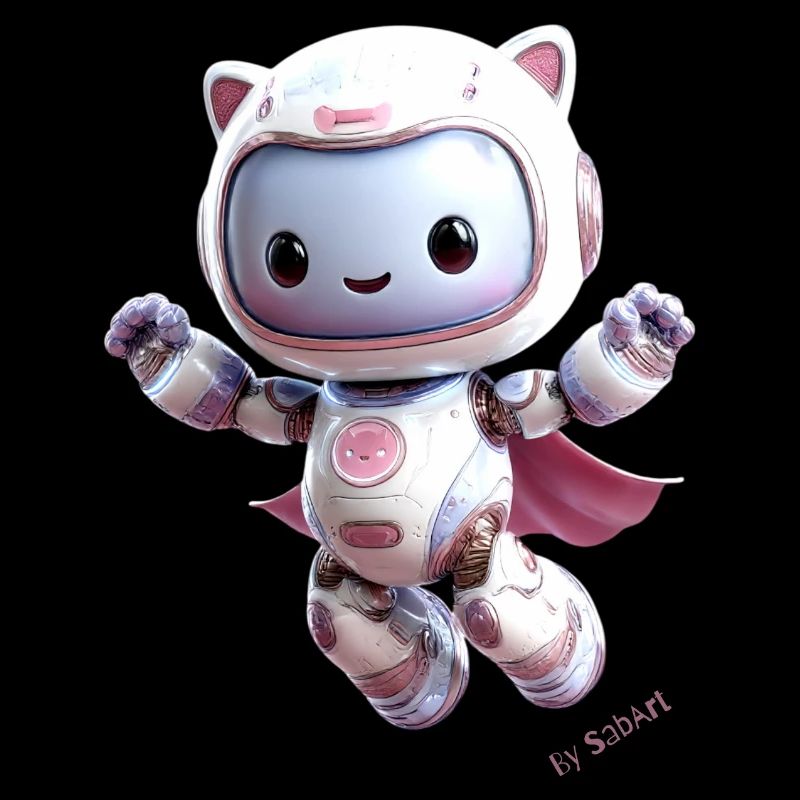Cute Kitty 3D Volant – Couleurs Pastel