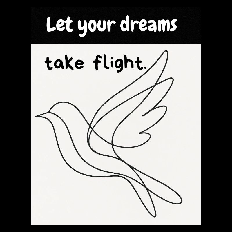 Bird flying
