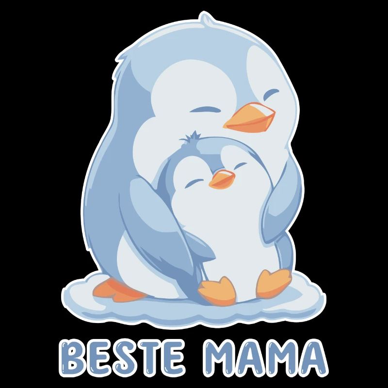 Beste Mama Pinguin Muttertag