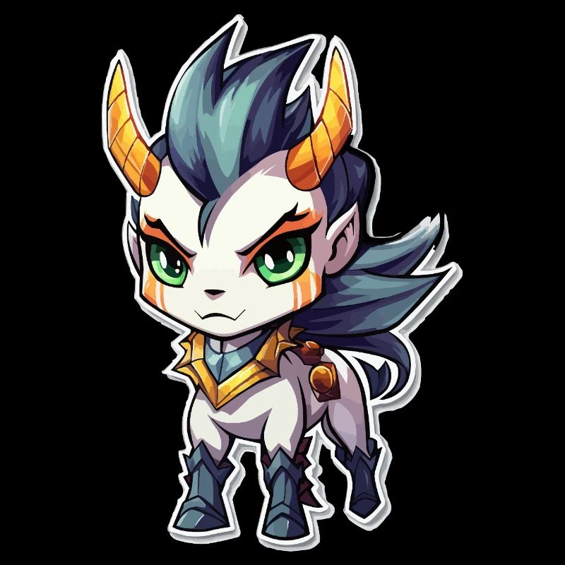 Chibi Dämonenpferd