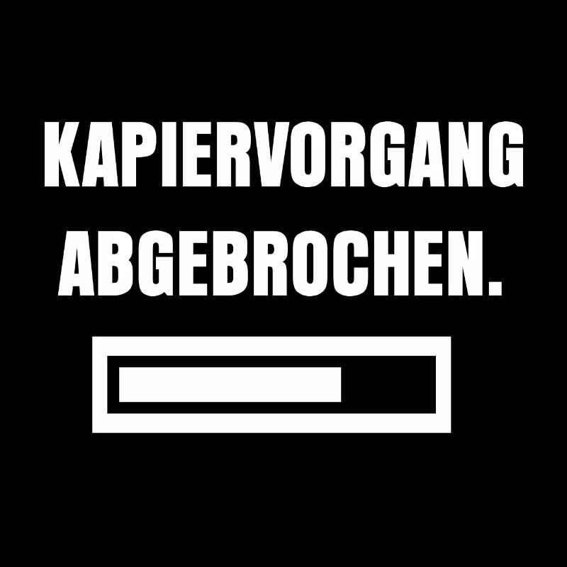Kapiervorgang abgebrochen