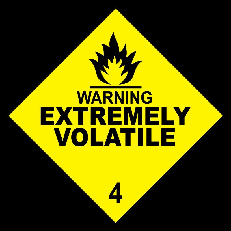 warning extremely volatile square II 2c