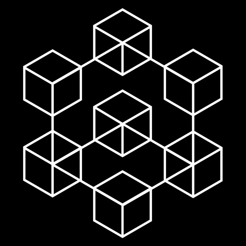 Blockchain Kette - Bitcoin - Krypto - Crypto