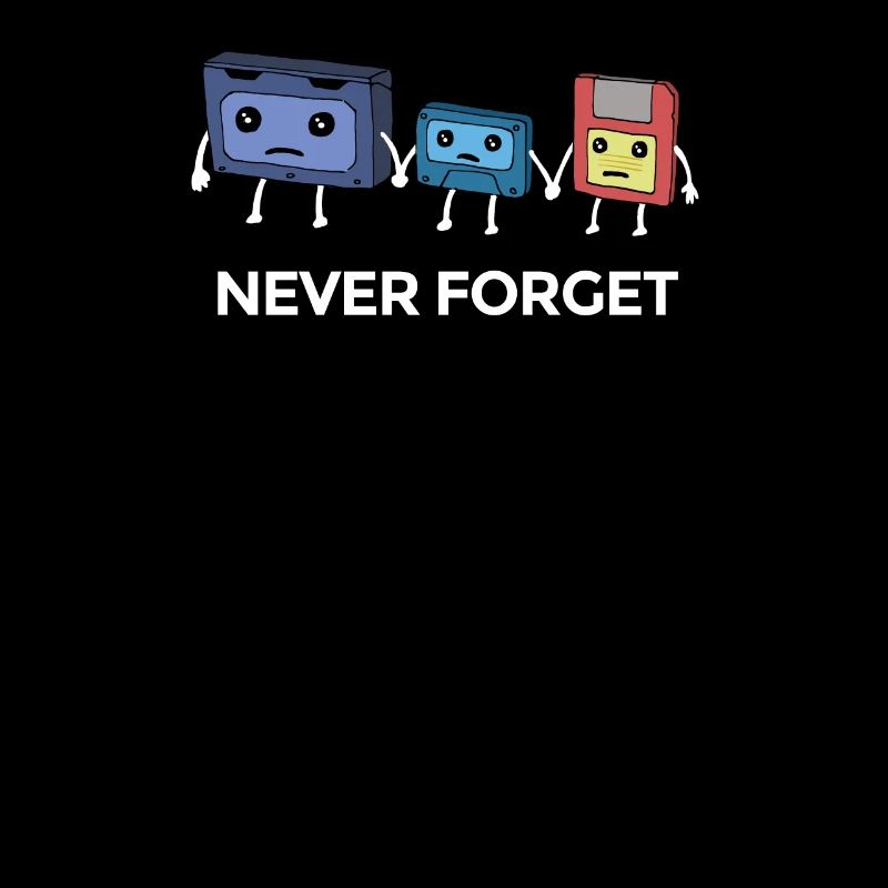 Cassette disk VHS Retro childhood memory