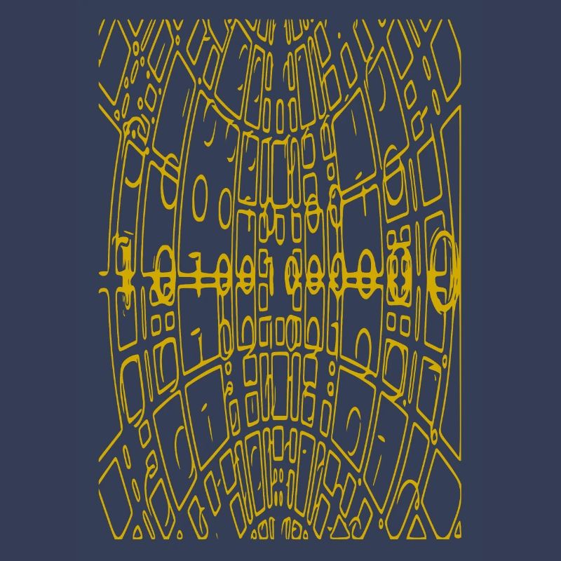 Code binaire Abstrait (jaune)
