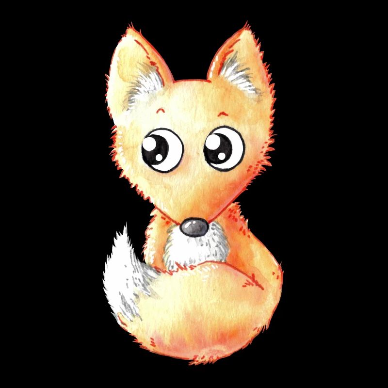 Cute cartoon fox