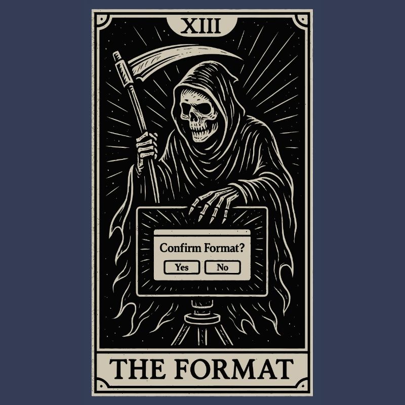Datafararding Tarot : Mort du format