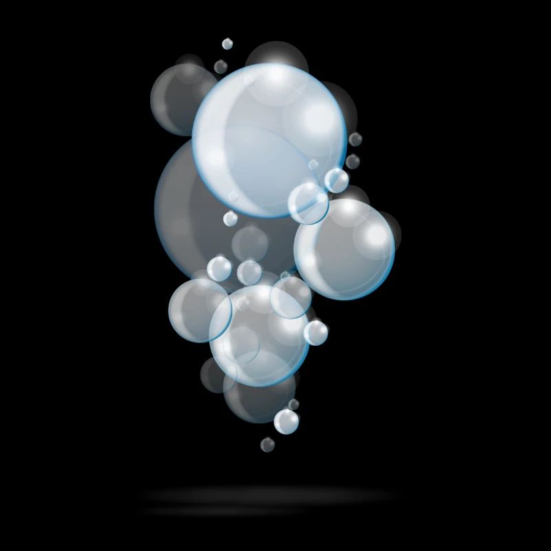 Soap bubbles (Blue Edition)