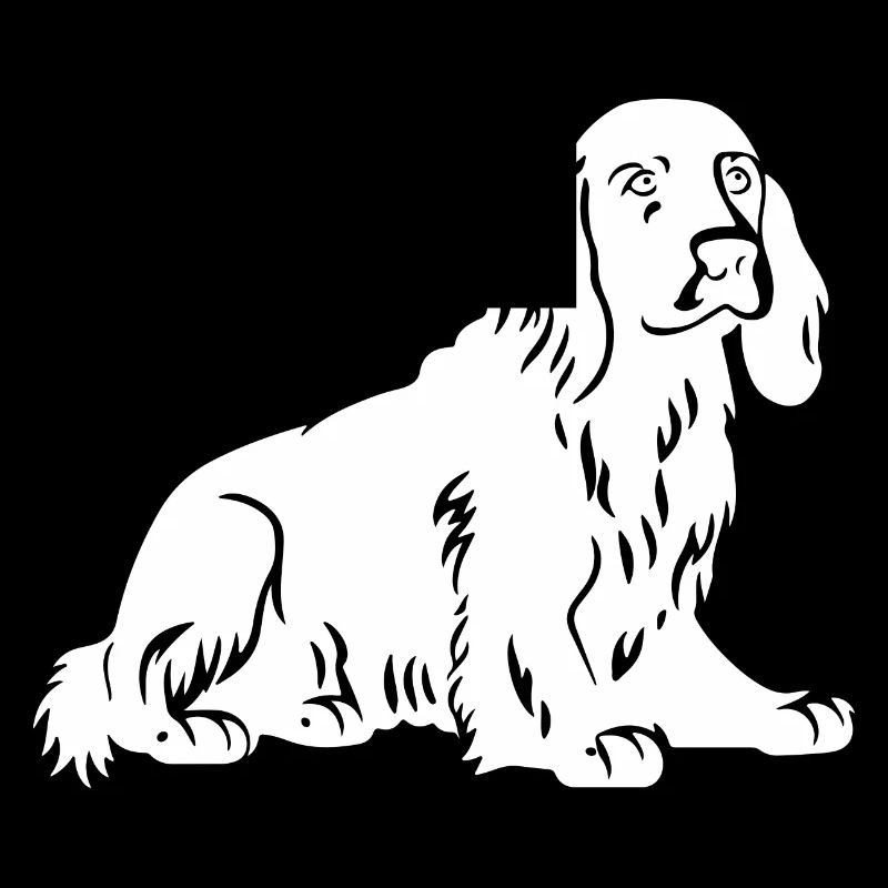 Cocker Spaniel Dog Silhouette
