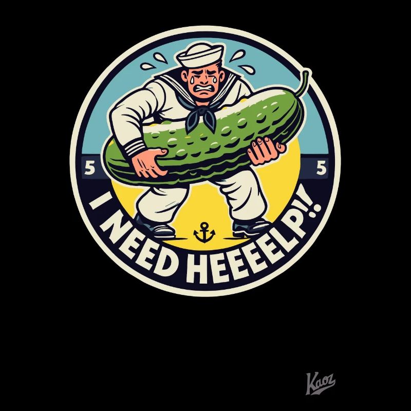 Sweating sailor needs help with the cucumber