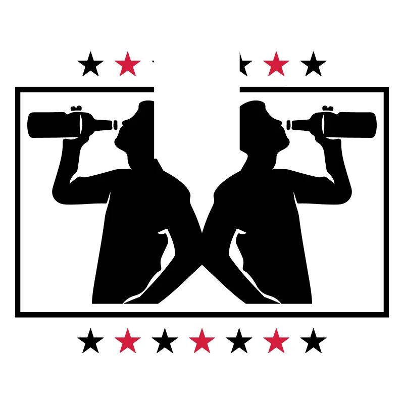 Trinker Bier Silhouette