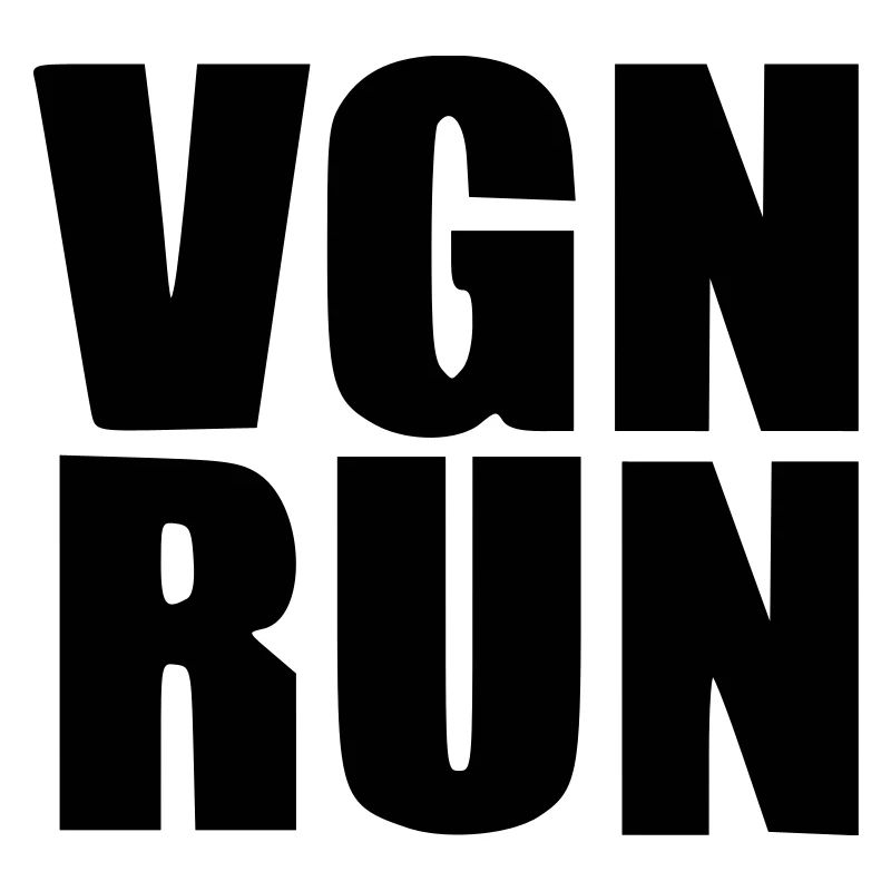 Vegan Run Geschenk Geburtstag Statement Sport Lauf