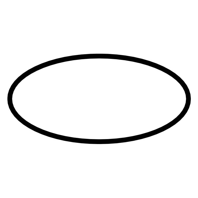 Math symbol - ellipse