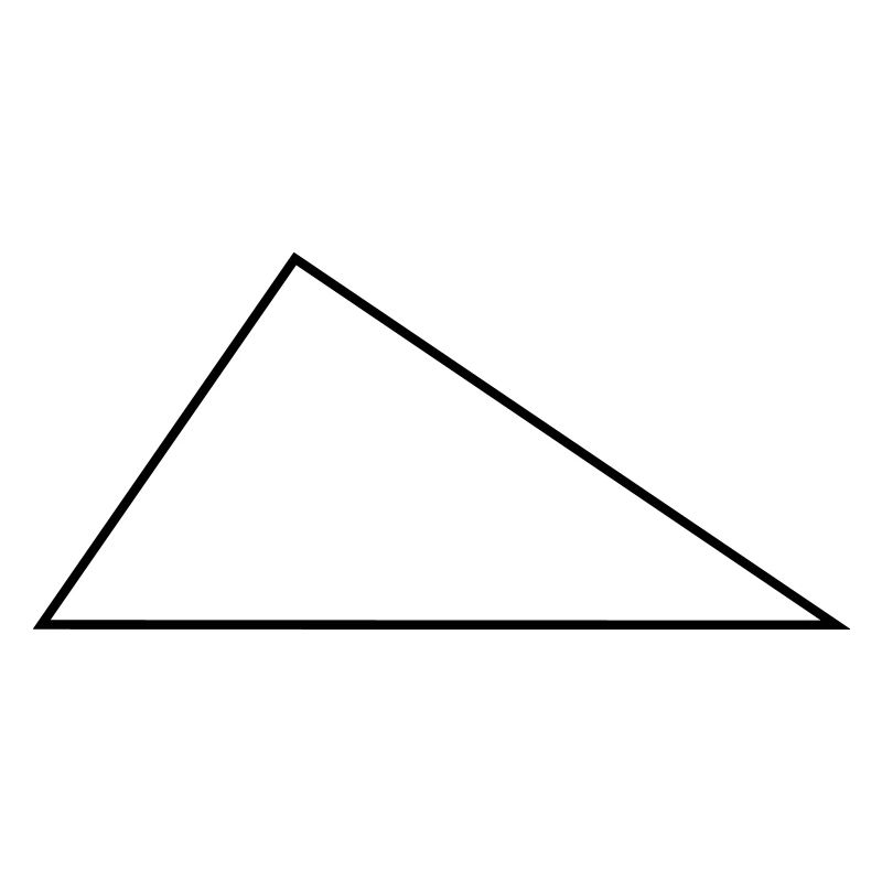 Droite Triangle / / / / frame triangles