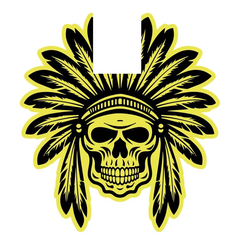 Apache Indian Chief Skull