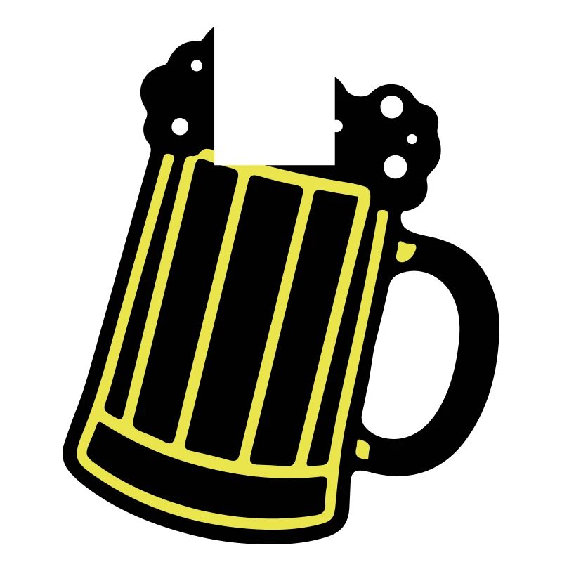 Chope de bière symbole de bière Cheers