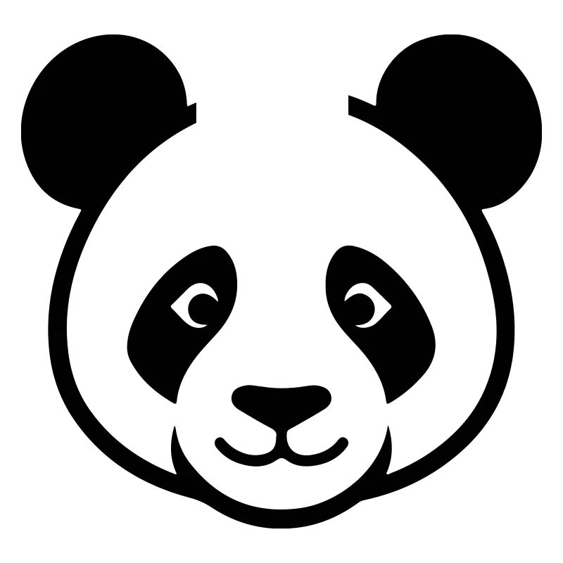 Tête de panda