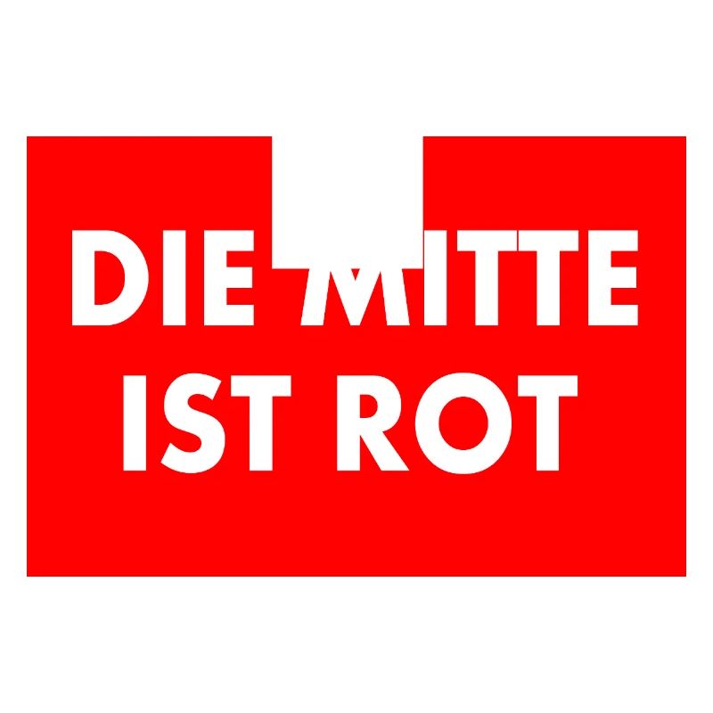 die mitte ist rot