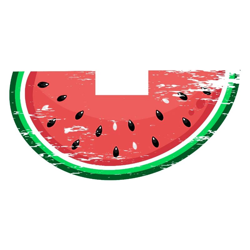 Tranche de conception de pastèque utilisée