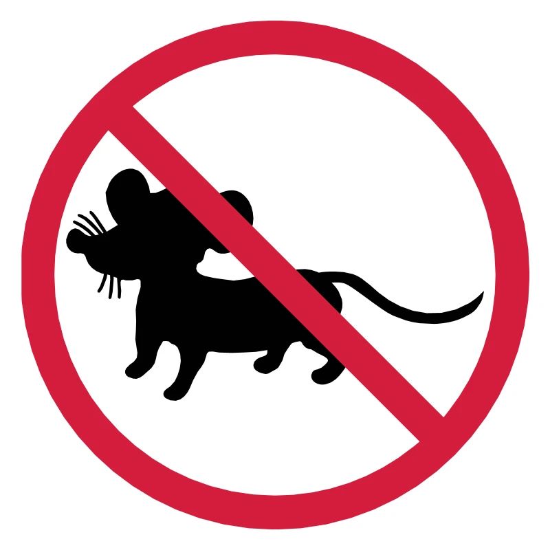 interdit panneau zone pas souris symbole maeuschen s