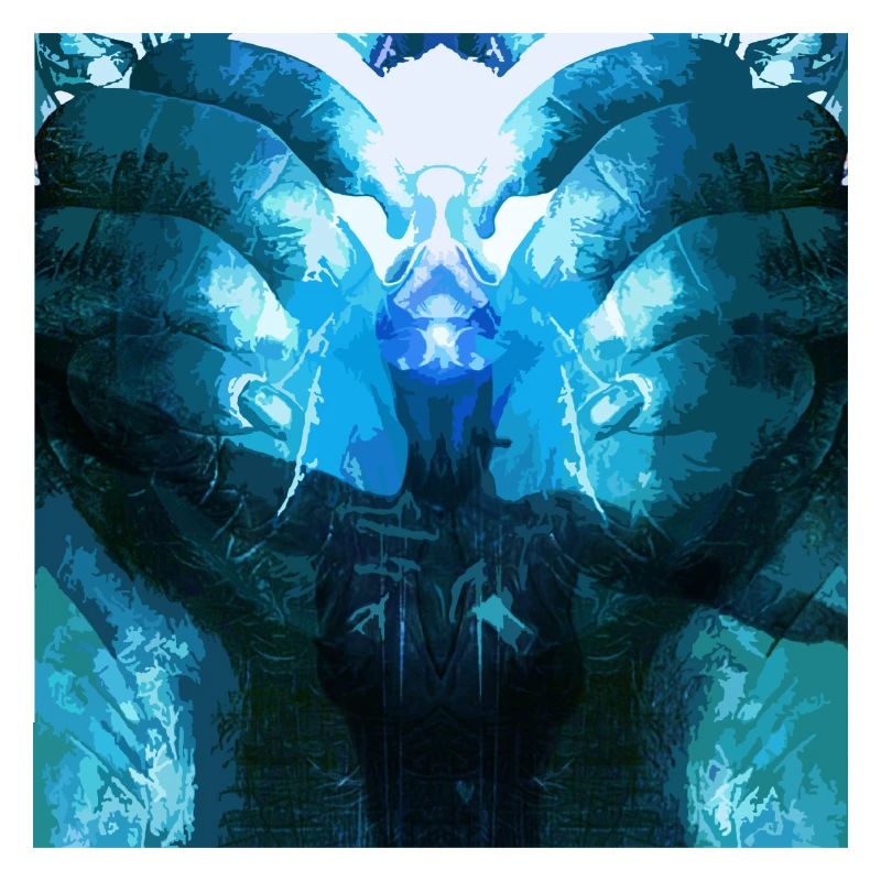 Reflective Deep Blue Creature