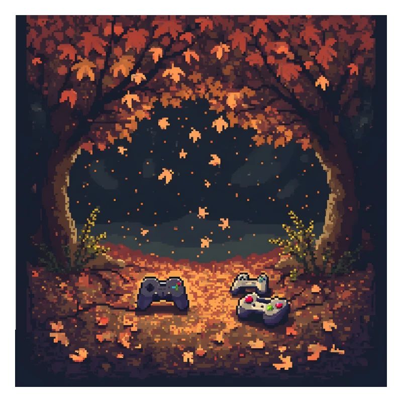 Pixel Feuilles d’automne