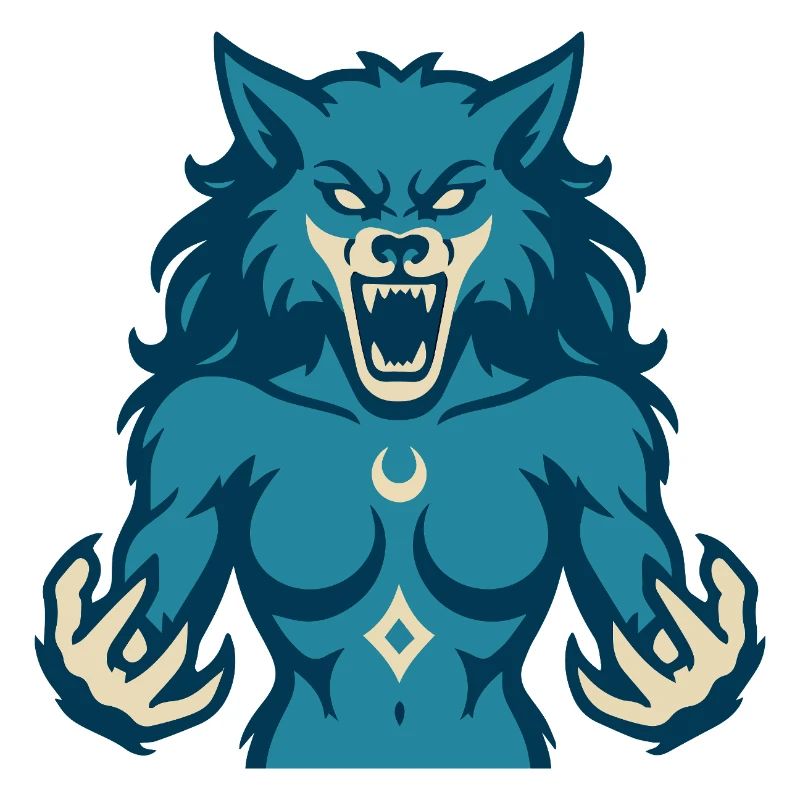 Conception de puissance Moonwolf