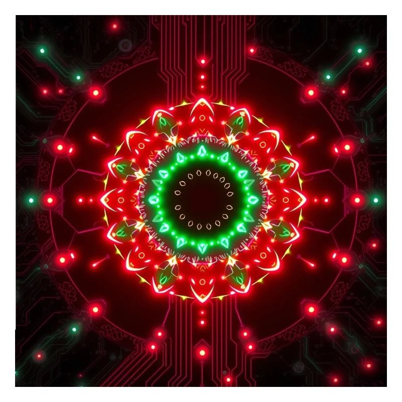 Neon Mandala Tech Center