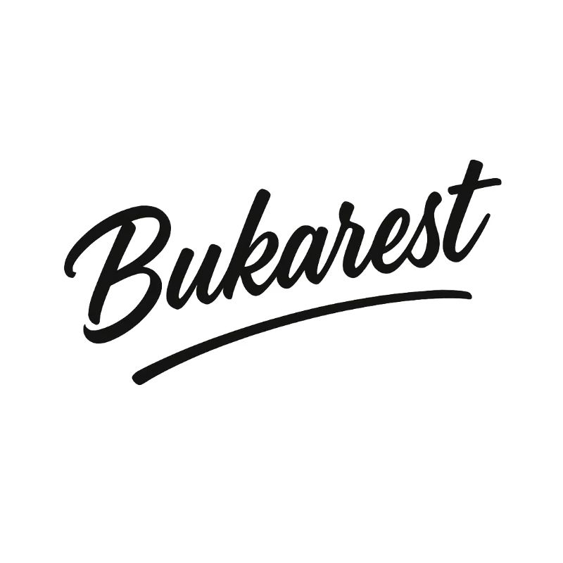 Bucharest Script Vintage Logo