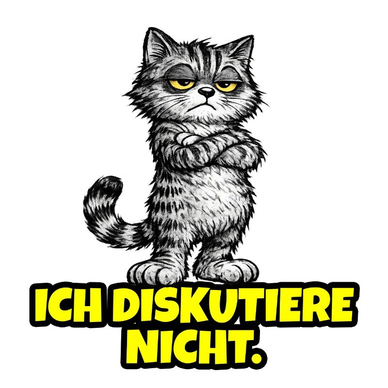 Ich diskutiere nicht. – Grumpy Katze (CAT)