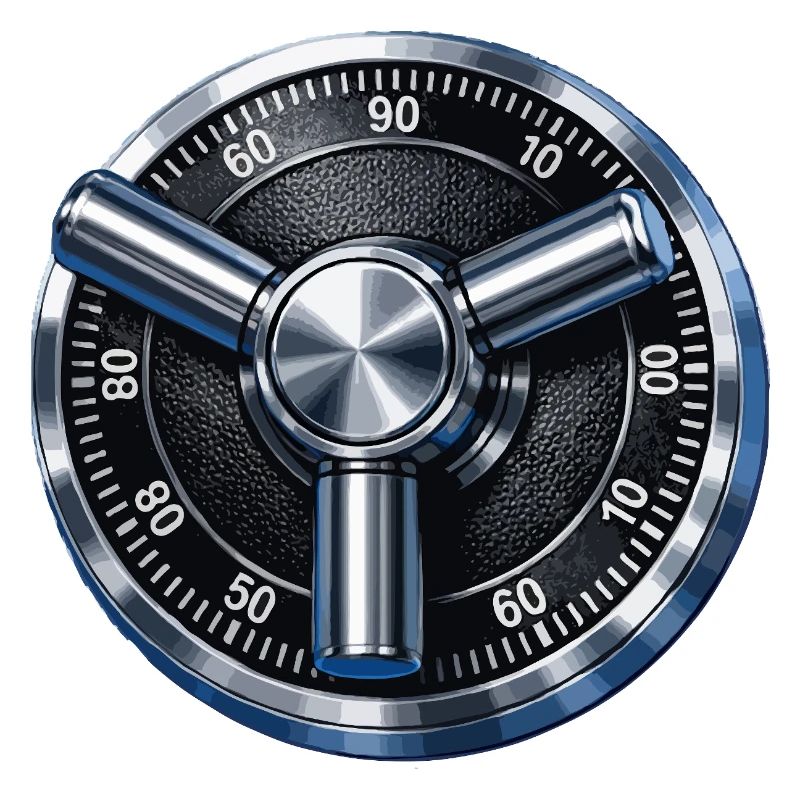 Security safe dial design