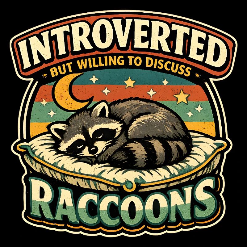 Raton laveur introverti discutable