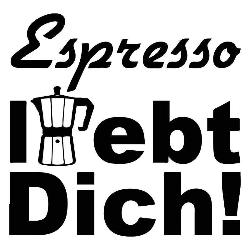 Espresso Kaffee Spruch lustig Geschenk