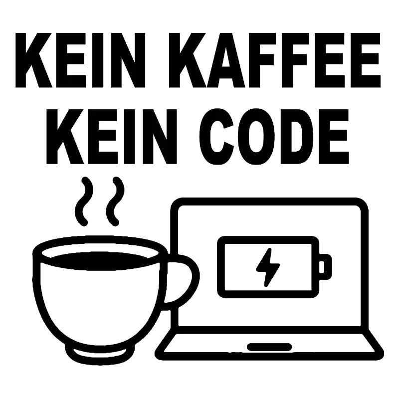 Kein Kaffee Kein Code – Funny Programmer Design