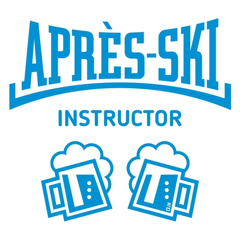 Après-Ski Instructor (Bier Apres Ski Konkav Blue)