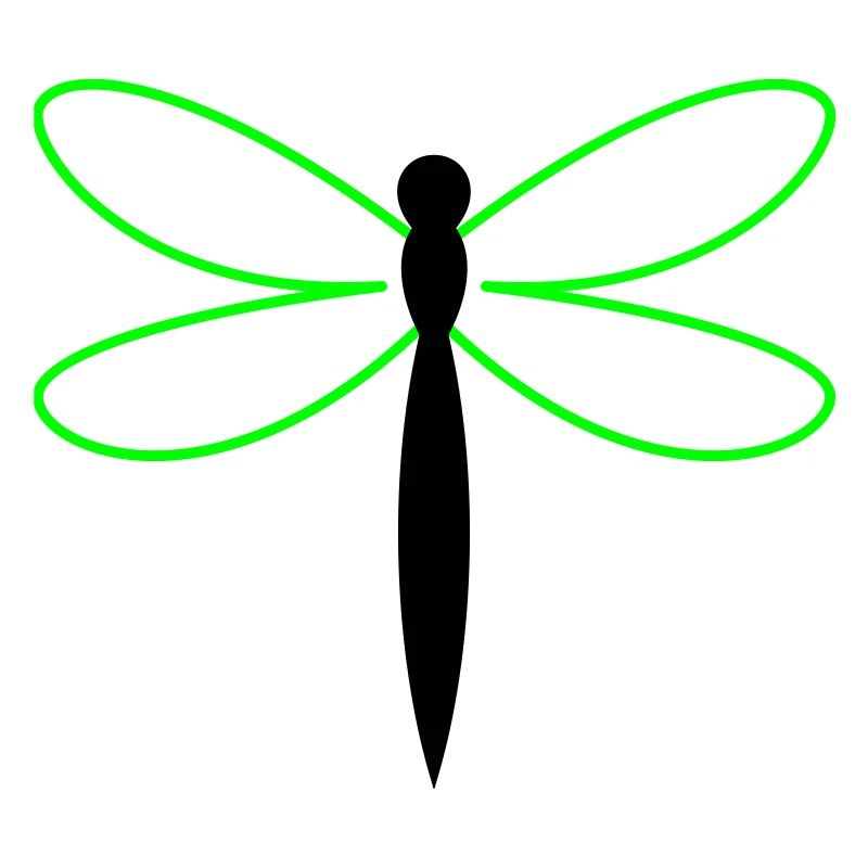 Silhouette de la Libellule