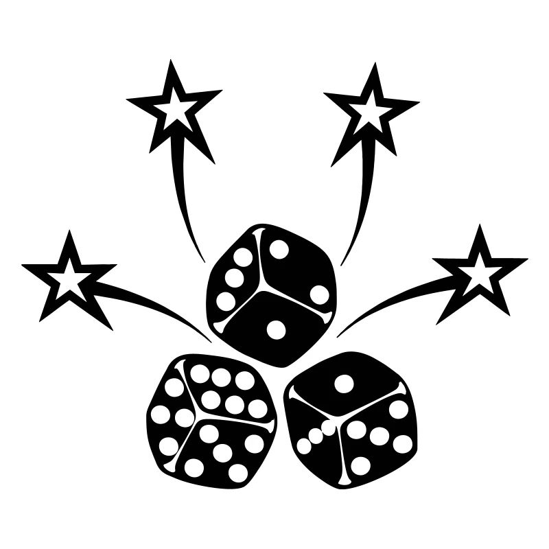 Dice with stars