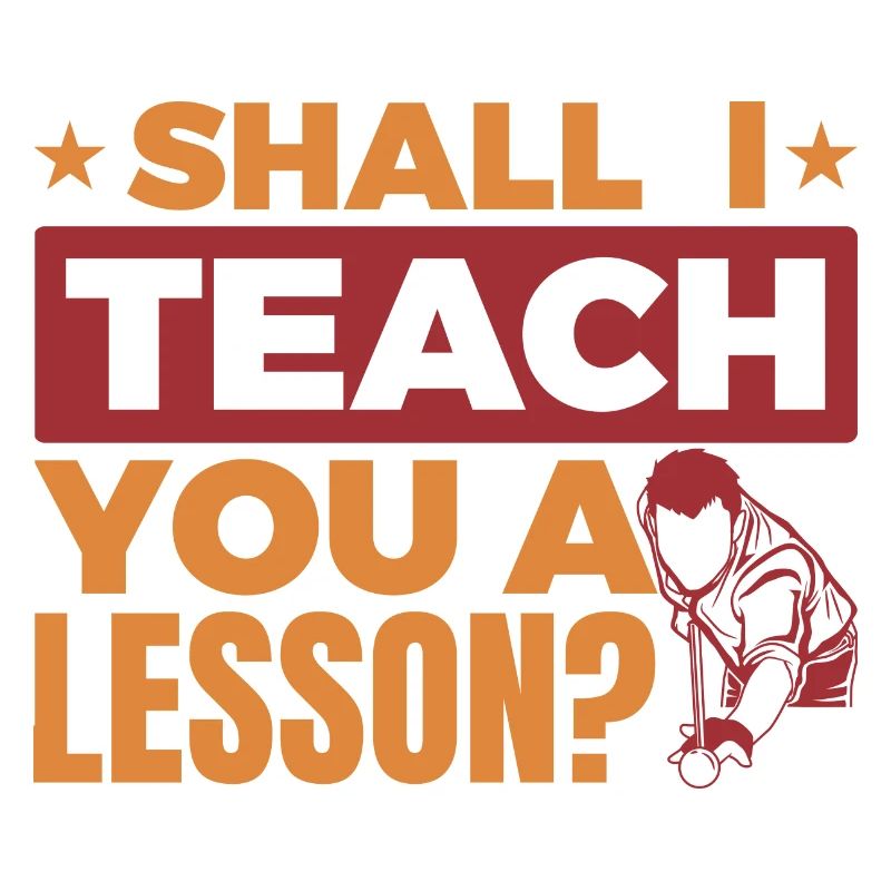 Witziger Billard Spruch