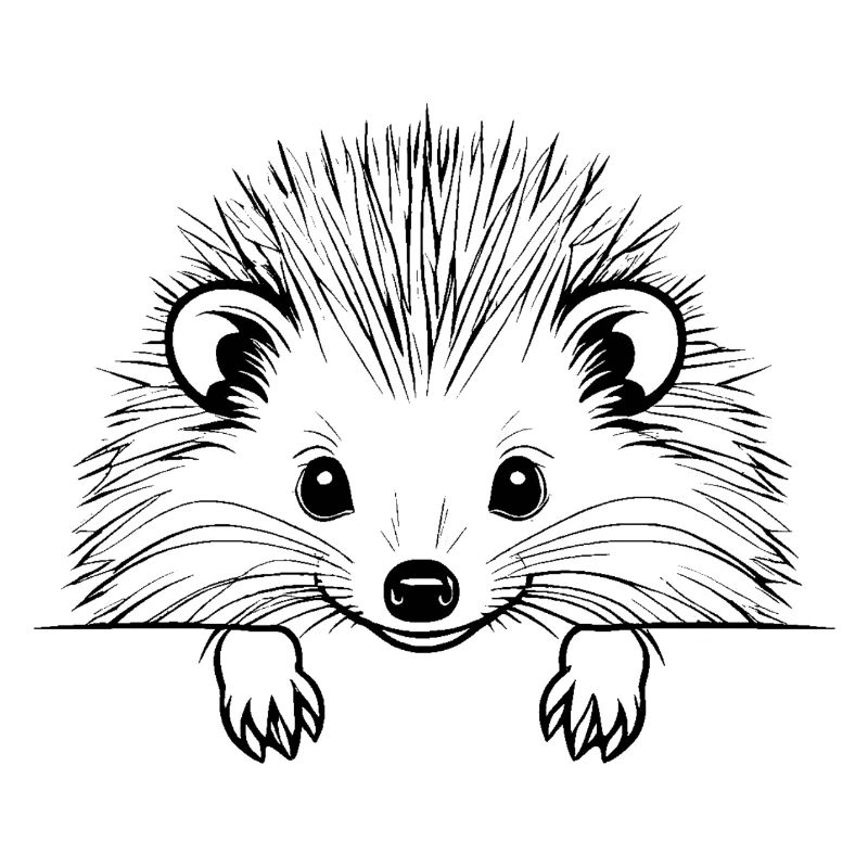 Animal hérisson Symbole de Compagnie