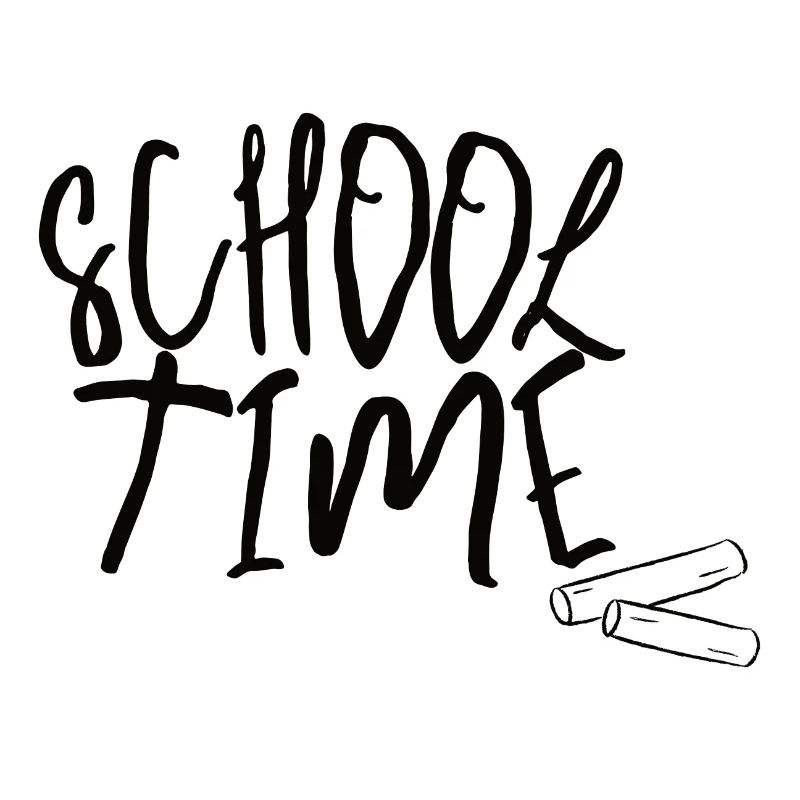 School Time – Minimal Schulstart Design
