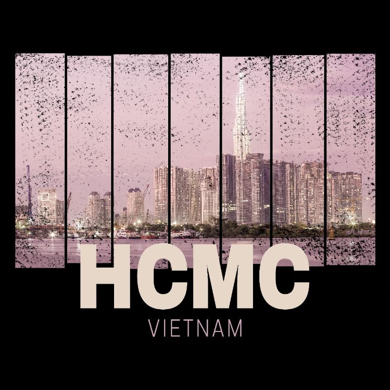 HCMC Saigon (Ho-Chi-Minh-Stadt) Skyline Vietnam