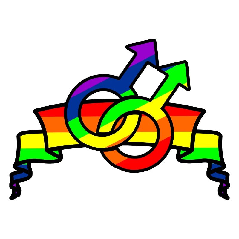 Rainbow gay pride logo 3