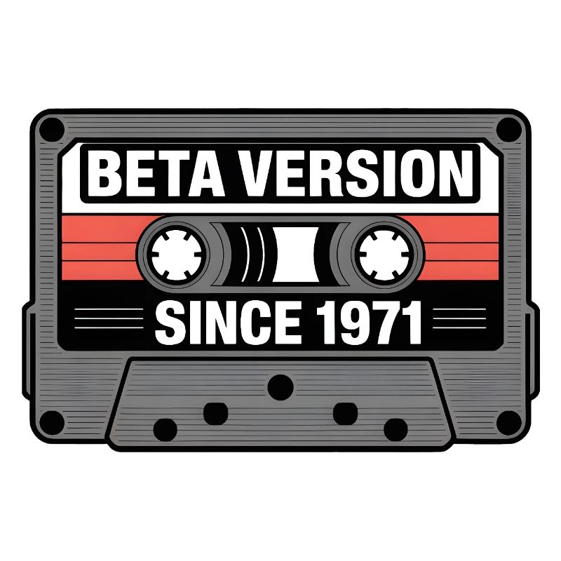 Conception de cassette de cassette rétro