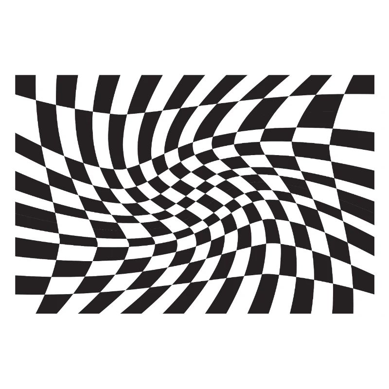 Warped Checker Optical Spiral