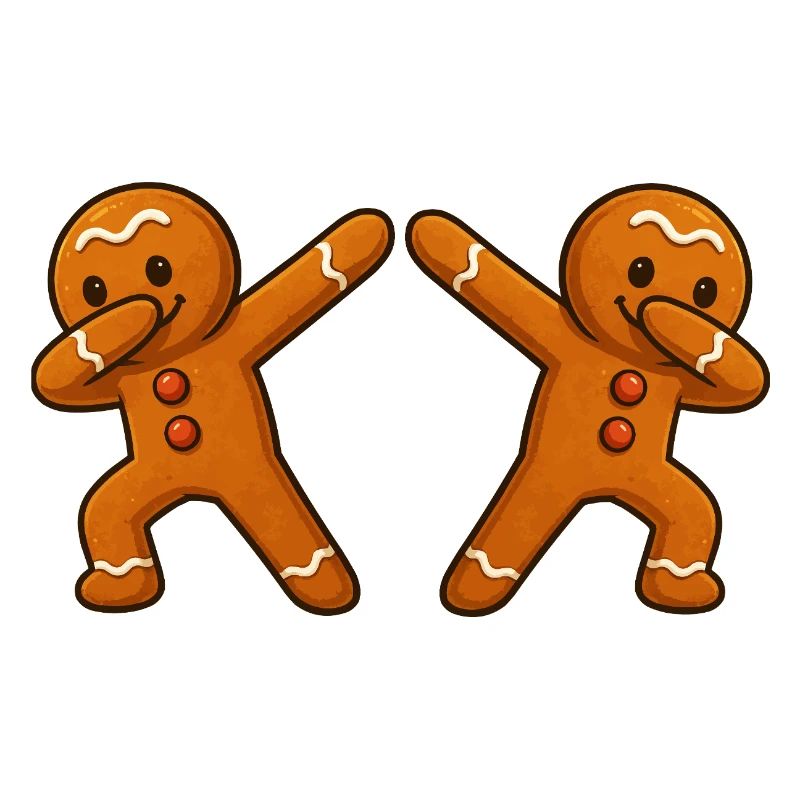 Gingerbread Man Dabbing 2