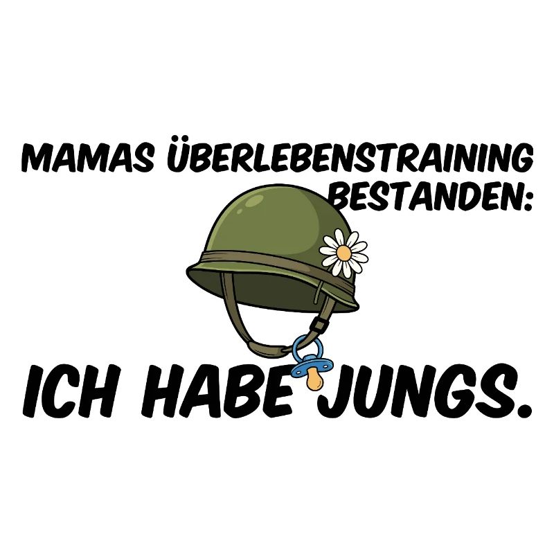 Jungs Mama Überlebenstraining Helm Muttertag